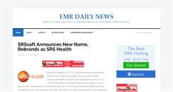 Desktop Screenshot of emrdailynews.com